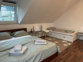 120qm - 5 rooms - 2 bathrooms - kitchen- free parking - fast WIFI - YIHA Apartment